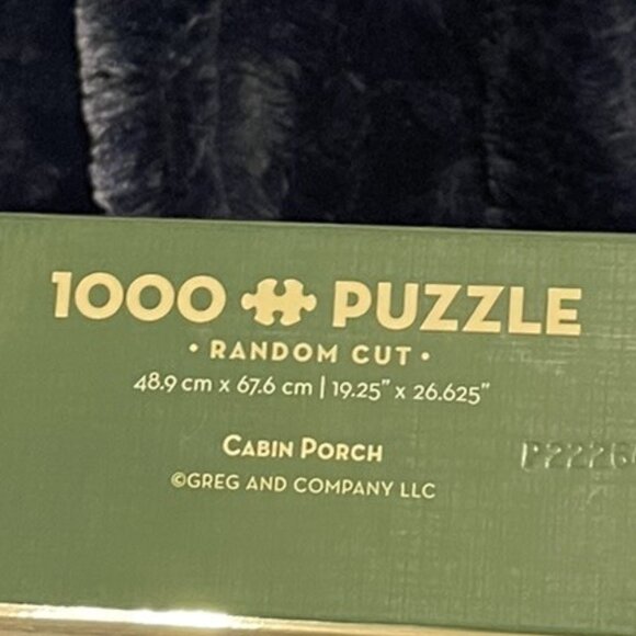 New Cobble Hill Puzzle "Cabin Porch" - Picture 2 of 2